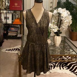 A line backless gold flex Skort/dress 242